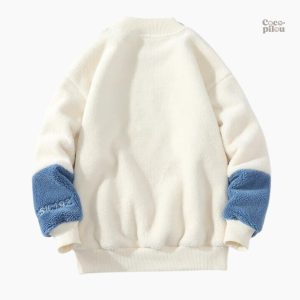 Pull pilou pilou crème pour homme, confort et chaleur assurés
