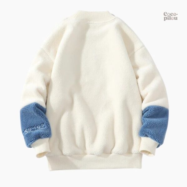 Pull pilou pilou crème pour homme, confort et chaleur assurés
