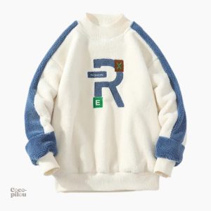 Pull pilou pilou homme hiver chaud, doux et confortable