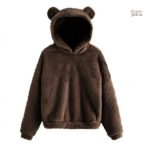 Pull lapin pilou pilou féminin, idéal pour l'hiver