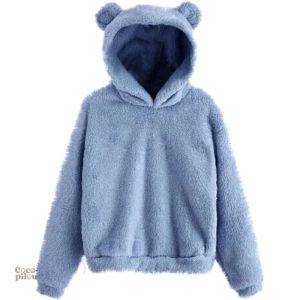 Pull en pilou pilou, modèle lapin, idéal pour les journées fraîches