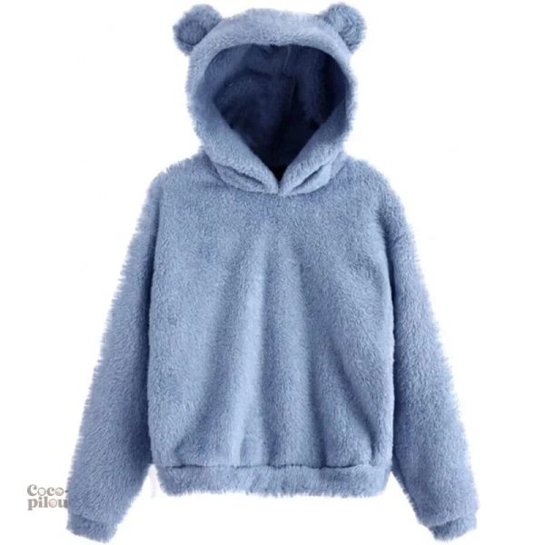 Pull en pilou pilou, modèle lapin, idéal pour les journées fraîches