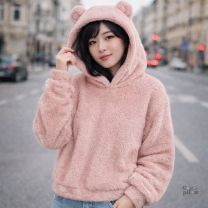 Pull doux et confortable avec motif lapin