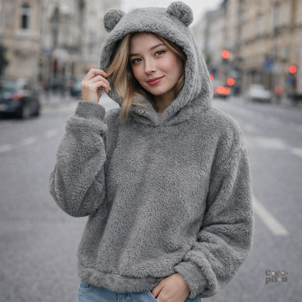 Pull pilou pilou mignon pour femme, doux et confortable