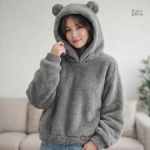 Pull mignon en pilou pilou, parfait pour un look décontracté