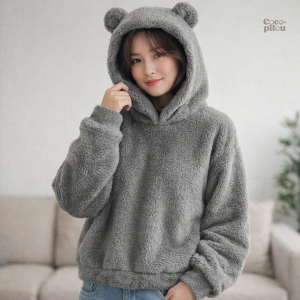 Pull mignon en pilou pilou, parfait pour un look décontracté