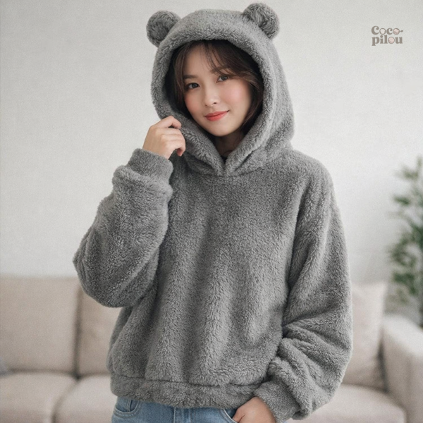 Pull mignon en pilou pilou, parfait pour un look décontracté