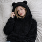 Pull pilou pilou femme avec oreilles de lapin