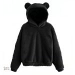 Sweat pilou pilou femme, style mignon et chaleureux