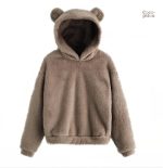 Pull original en pilou pilou, idéal pour l'hiver et les soirées cocooning