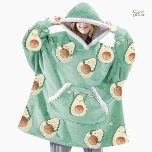 Pull plaid doux avocat Pilou Pilou pour un confort optimal