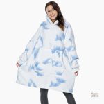 Pull plaid bleu ciel Pilou Pilou, doux et confortable