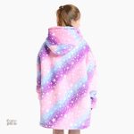 Pull plaid élégant avec étoiles, parfait pour les soirées cocooning