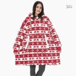 Pull plaid Noël rouge Pilou Pilou pour un hiver douillet