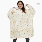 Variation de pull plaid Pilou Pilou, style cocooning idéal pour l'hiver