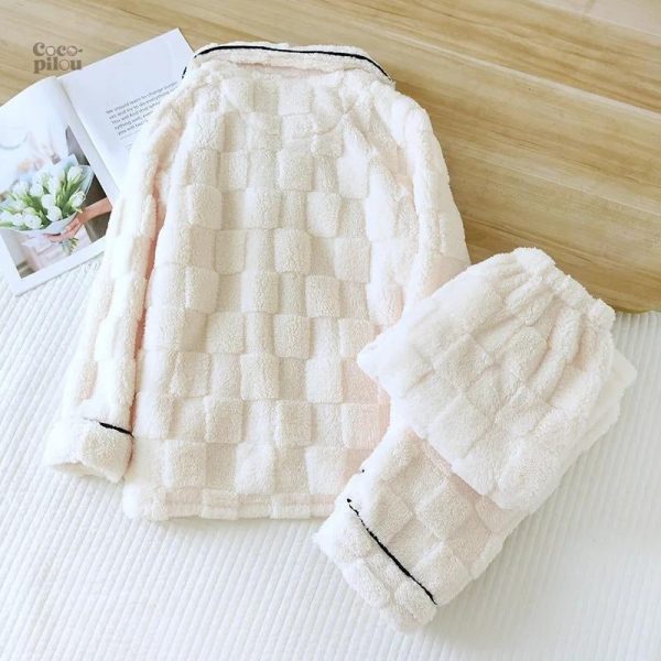 Vêtement de nuit Pilou Pilou à carreaux pour femme