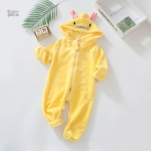Pyjama bébé pilou pilou avec ouverture devant