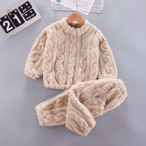 Pyjama enfant chaud en tissu doux et confortable