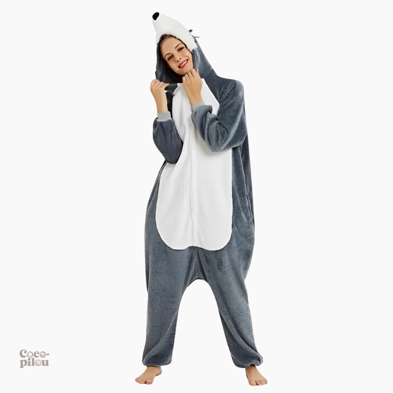 Pyjama combi animal Pilou Pilou pour femme confortable