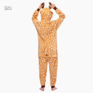 Combinaison pilou pilou garçon motif renne pour l'hiver