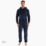Pyjama combinaison hiver homme en Pilou Pilou