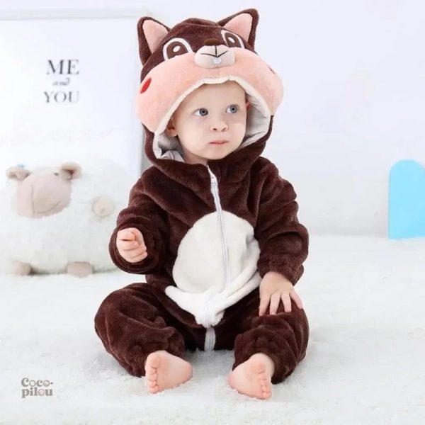 pyjama-costume-bebe-1 Pyjama costume bébé en pilou pilou doux et confortable
