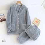 Pyjama douillet femme en tissu éponge