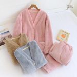 Pyjama femme en éponge, idéal pour l'hiver