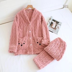 Ensemble pyjama Pilou pour femme, chaleur et style