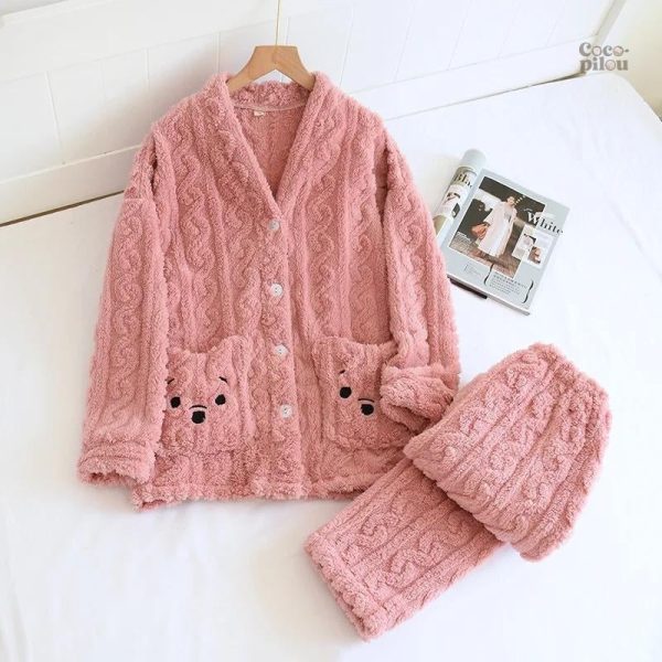 Ensemble pyjama Pilou pour femme, chaleur et style