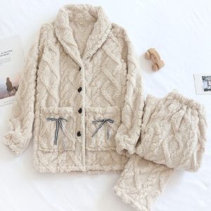 Pyjama flanelle femme à carreaux