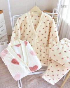Pyjama chaud et confortable en flanelle