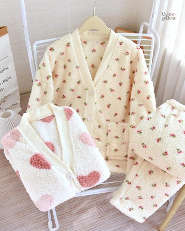 Pyjama chaud et confortable en flanelle
