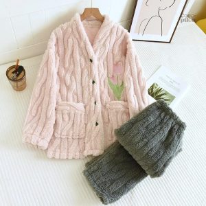 Pyjama fleuri Pilou Pilou pour femme