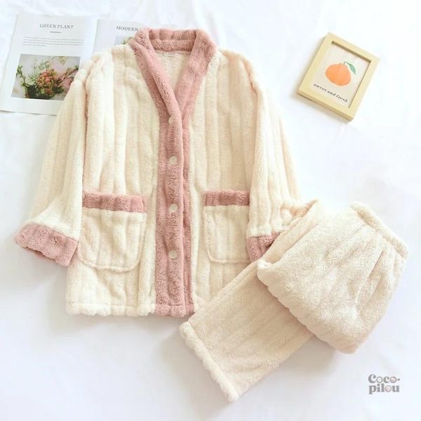 Pyjama Pilou Pilou en fourrure douce pour femme