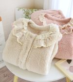Pyjama grand mère Pilou Pilou en tissu doux et chaud