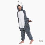 Pyjama grenouillère garçon husky en pilou pilou confortable
