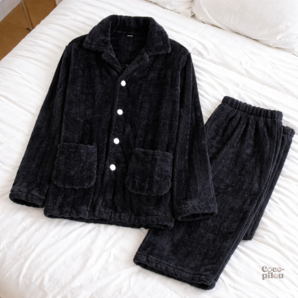 Pyjama chaud homme molleton Pilou Pilou
