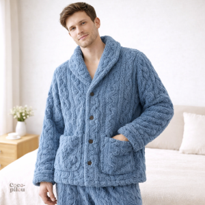 Pyjama Pilou pour homme, style décontracté et chaleureux