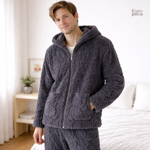 Pyjama Pilou Pilou pour homme, coupe intégrale et douce