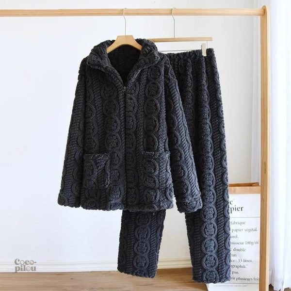 Pyjama chaud Pilou Pilou, design intégral pour hommes