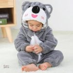 Pyjama bébé koala en pilou pilou doux et confortable