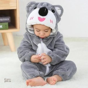 Pyjama bébé koala en pilou pilou doux et confortable