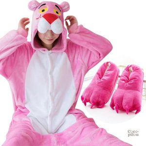 Ensemble Pilou Pilou Léopard Rose