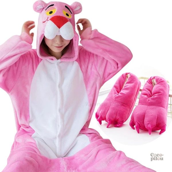 Ensemble Pilou Pilou Léopard Rose