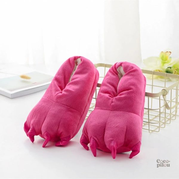 Pyjama Femme Léopard en Velours Rose