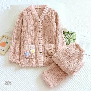 Pyjama molleton femme Pilou Pilou confortable