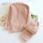 Pyjama doux en molleton pour femme