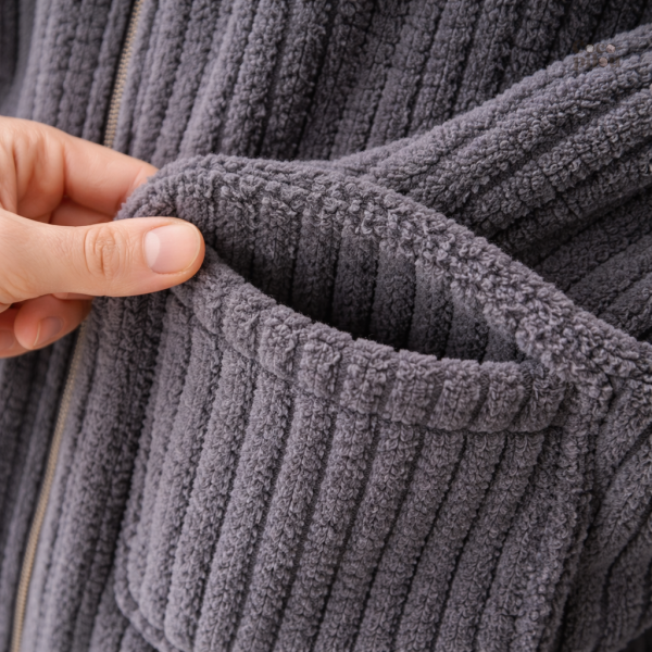 Pyjama homme en molleton, idéal pour les nuits fraîches