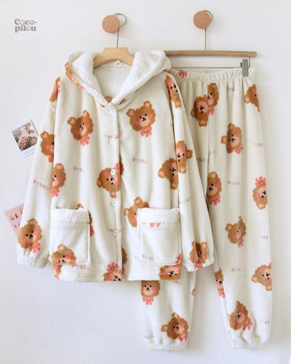 pyjama-ours-polaire-1 Pyjama polaire femme doux et confortable